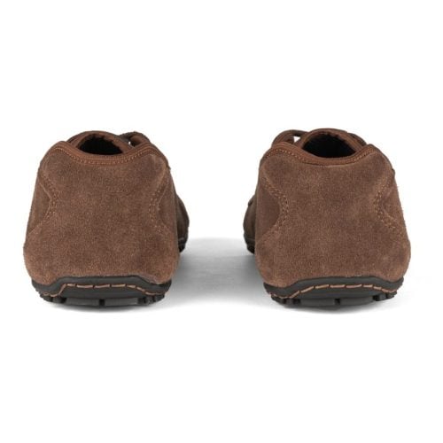 Боси обувки Promenade - Кафяв велур. Градски, класически стил, невероятен комфорт и най-високо качество на изработката