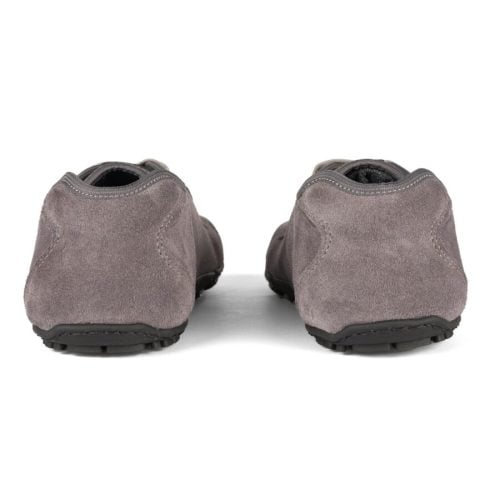 Боси обувки Promenade - Сив велур. Градски, класически стил, невероятен комфорт и най-високо качество на изработката