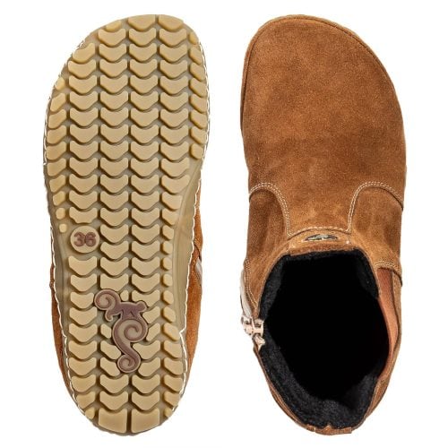 Боси боти Lupino - Cognac. Градски, класически стил, невероятен комфорт и най-високо качество на изработката. Боси дамски обувки за пролет-есен-зима