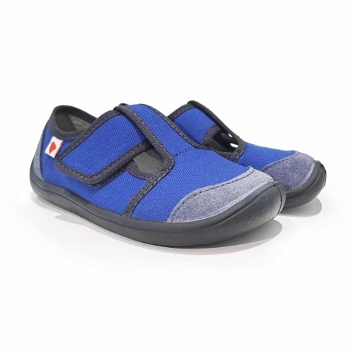 Боси пантофи Anatomic Blue са създадени по всички критерии и изисквания за боси обувки. Изработени от безопасни материали, за широки крачета.