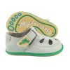 Боси обувки Magical shoes - COCO MINT Кожа , кожени боси обувки , боси обувки за прохождане и детска градина, летни сандали