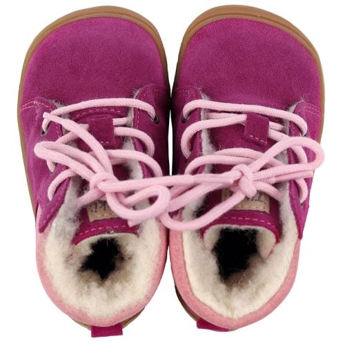 Beetle кожа - Gum19-23 , Боси ботуши Tikki , Tikkis shoes , Обувки за детски крачета , боси обувки , Зимни детски обувки Tikkis shoes