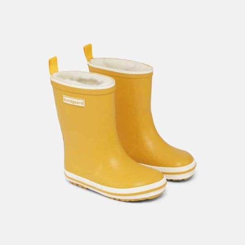 Боси Зимни Гумени Ботуши - Charly High Warm Yellow. Зимни ботуши за скачане и игра в локви. Идеално прилягане към крака, съчетано с добър комфорт.