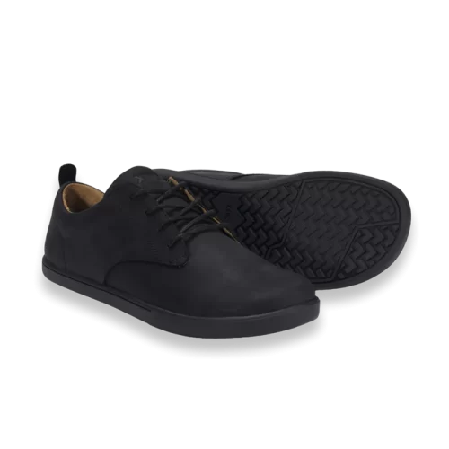 Боси обувки Xero Shoes Glenn Dark - Докато носите Glenn, пълнозърнестата, водоотблъскваща кожа се прилепва към крака ви.Комбинирайте това с гъвкавостта.