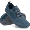 Xero Shoes Nexus Knit Orion Blue е лека и гъвкава боса обувка за ежедневно носене.Обувките са изработени от дишаща веган плетена мрежеста материя.