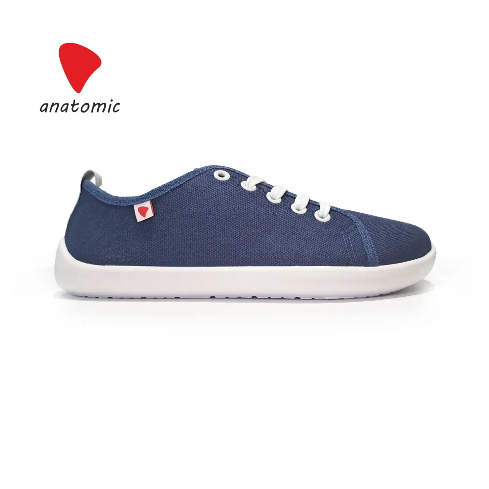 Боси обувки Anatomic Natural Dark Blue са създадени като боси обувки като се има предвид моделът на формата на крака