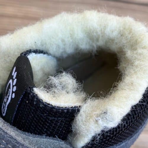 Боси боти 3F ELF - Зимни Сиви.Изолирани високи обувки от велурена кожа и водоотблъскваща материя на полската марка Bar3foot.