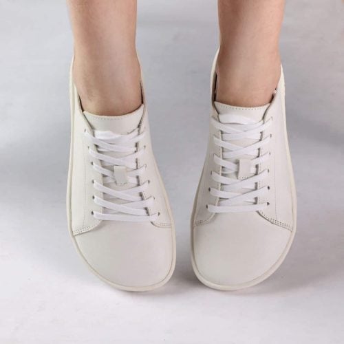 Боси сникърси LANG.S - Zen Pure. Оптимално пространство за пръстите, естествена кожа, обработка без хром, подплата от естествена кожа.