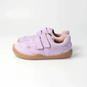 Боси обувки Blifestyle SKINK Lavender. Комфортни, направени от органична кожа, дишаща подплата, гъвкава подплата за оптимално усещане на земята.