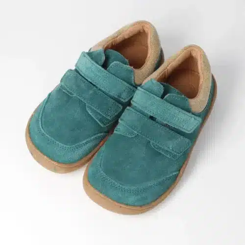 Боси обувки Blifestyle SKINK Petrol. Комфортни, направени от органична кожа, дишаща подплата, гъвкава подплата за оптимално усещане на земята.