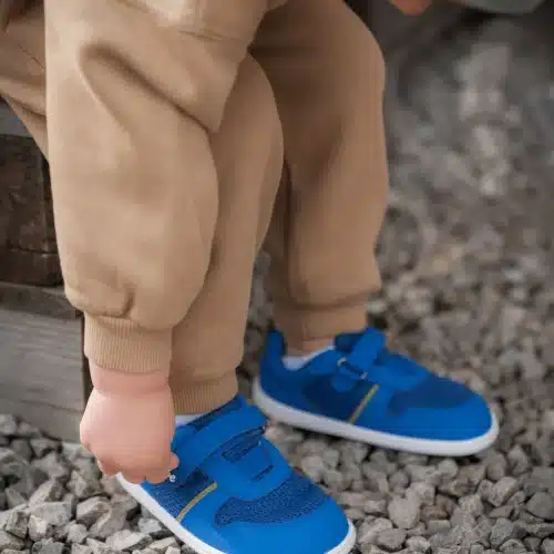 Детски боси обувки Be Lenka Glade Preschool в син цвят. Снимка 1