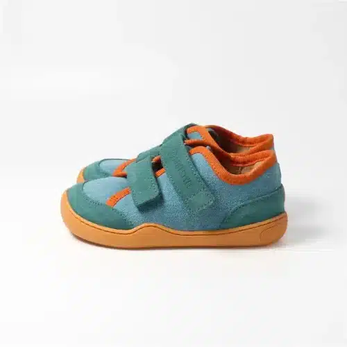 Боси обувки Blifestyle nasenaffe Petrol. Комфортни, направени от органичен памук, дишаща подплата, гъвкава подплата за оптимално усещане на земята.