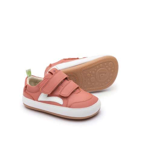 Бебешки боси обувки, подходящи и при прохождане - Tip Toey Joey в розово