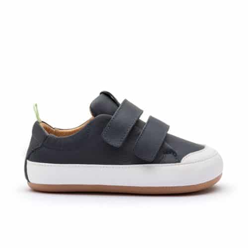 Бебешки боси обувки Tip Toey Joey в тъмно син цвят.