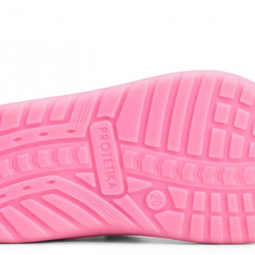 Боси маратонки за момиче в розов цвят