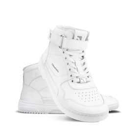 Високи до глезена боси кецове Barebarics - Zing High Top в бяло.