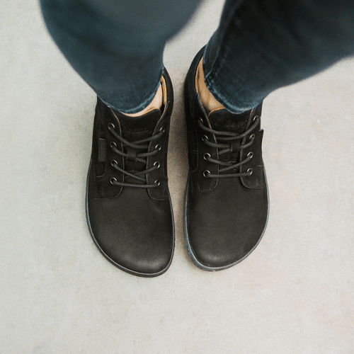 боси обувки за възрастни в черен цвят