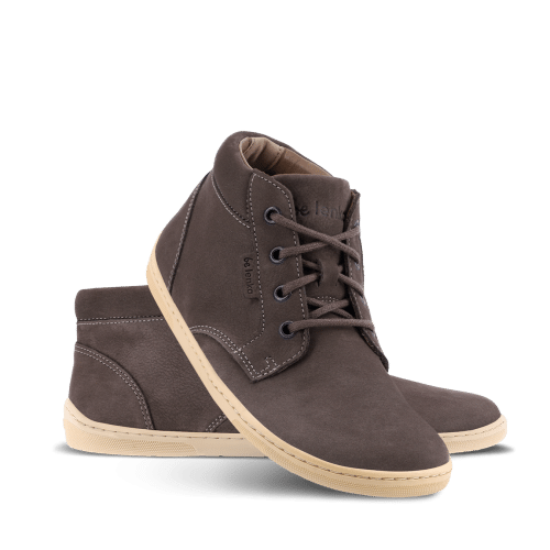 боси обувки за възрастни в шоколадово кафяв цвят