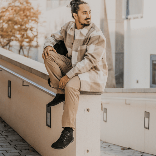 боси обувки за възрастни в черен цвят