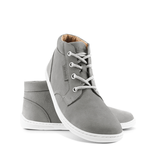 боси обувки за възрастни в сив цвят