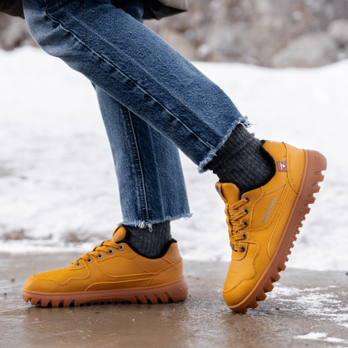 Зимни боси обувки за възрастни Be lenka в светло кафяв цвят