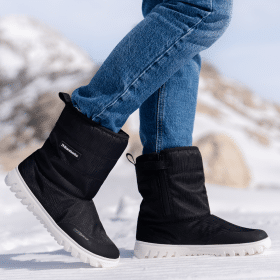 Боси снегоходки за възрастни в черен цвят