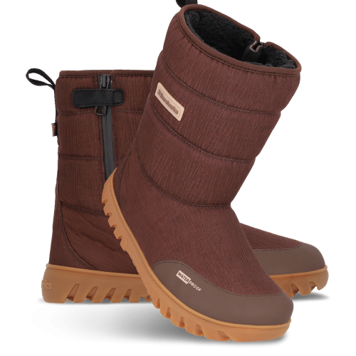 Боси снегоходки за възрастни в кафяв цвят