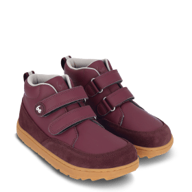 Есенни детски боси обувки be Lenka в червен цвят