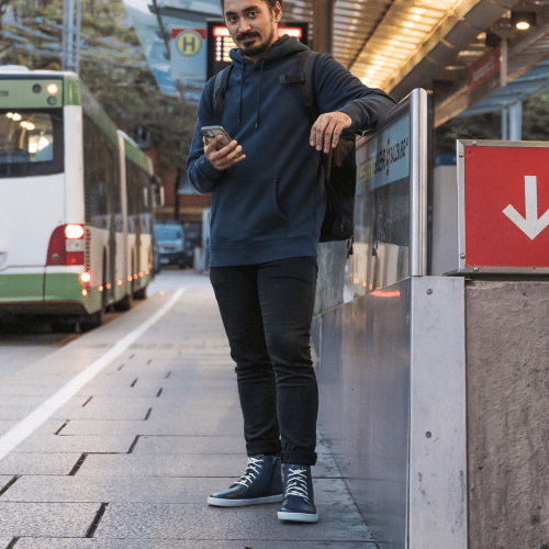 зимни боси обувки за възрастни Be lenka в син цвят