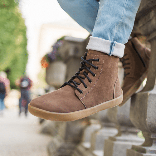 зимни боси обувки за възрастни Be lenka в кафяв цвят