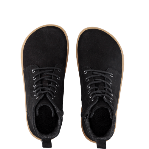 зимни боси обувки за възрастни Be lenka в черен мат цвят