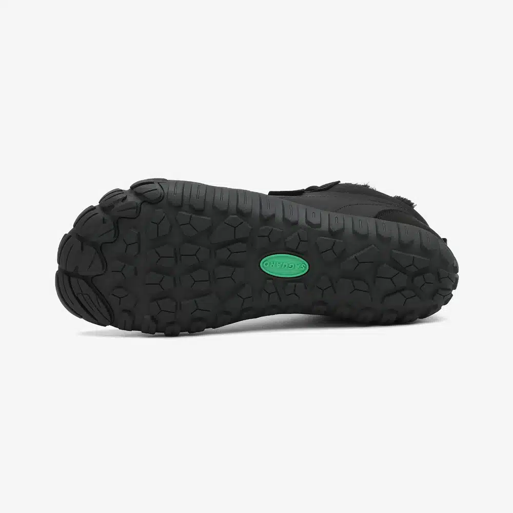 Боси зимни ботуши в черно Saguaro. Петопръстки