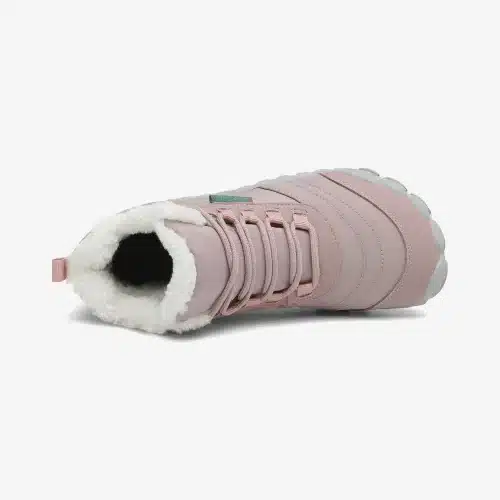 Боси дамски зимни ботуши Saguaro в розово. Петопръстки