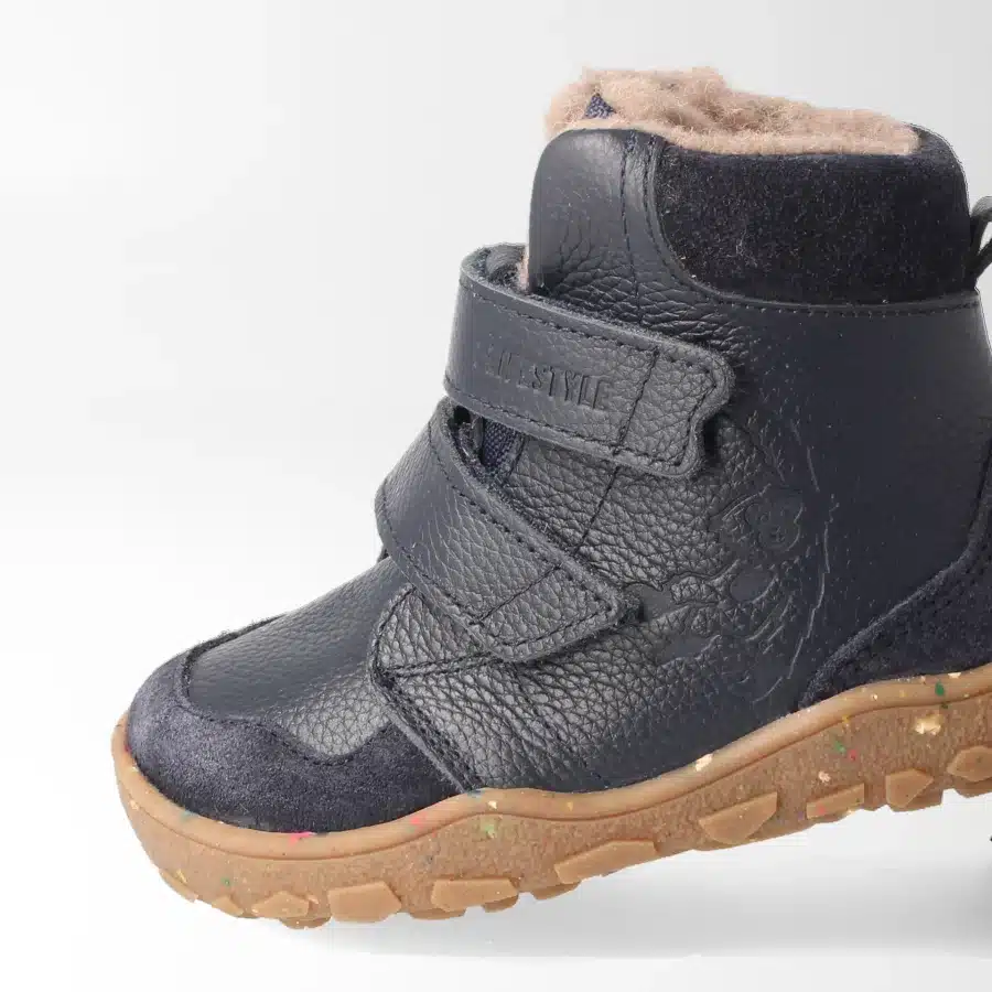 Зимни боси детски ботуши bLifestyle в тъмно синьо