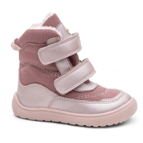 Боси ботуши за момиче Protetika - Nut в розово с перлен ефект