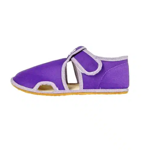 Боси детски пантофи Antal - Rascal, изчистени, в лилаво