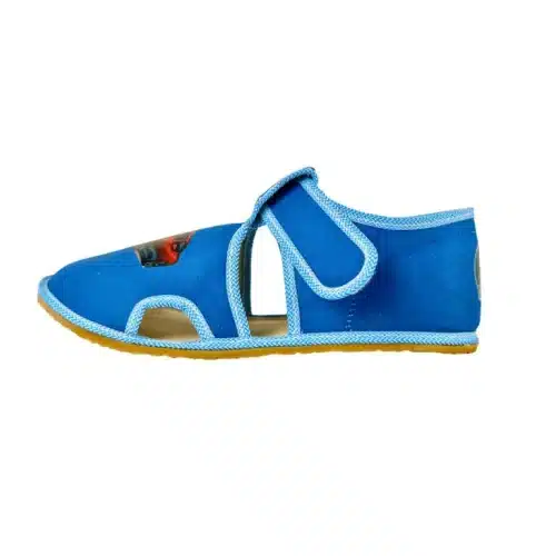 Боси детски пантофи Antal - Rascal, с апликация кола
