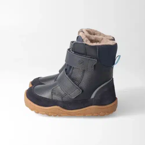 Боси зимни ботуши за момче в много тъмно синьо