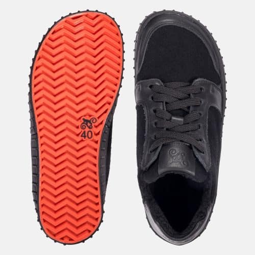 Боси маратонки с вълна Magical Shoes - Merix в черно