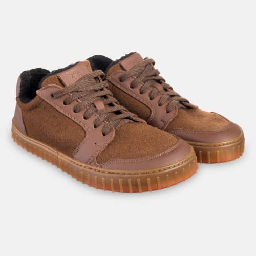 Боси маратонки с вълна Magical Shoes - Merix в кафяво