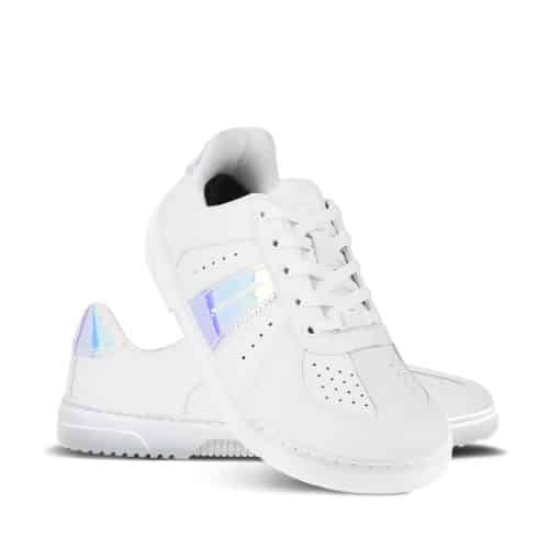 Боси маратонки Be Lenka - Icara в бяло и хамелеонови елементи.