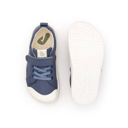 Боси текстилни обувки Tip Toey Joey - Dash Lona в синьо.