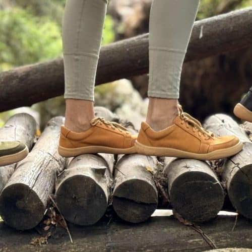 Български боси обувки Zeazoo - Husky Camel. Изработени от висококачествени материали.