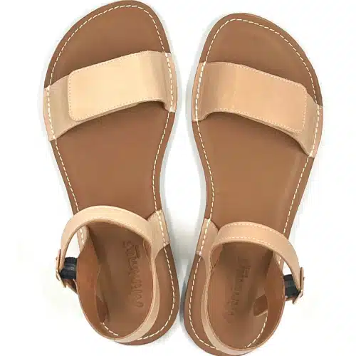 Дамски боси сандали Minimus - Ibis в бежово.