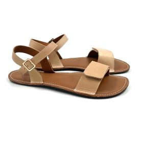 Дамски боси сандали Minimus - Ibis в бежово.