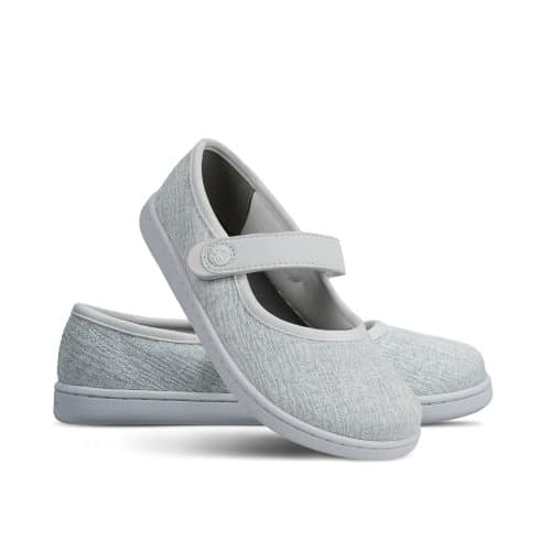 Детски боси обувки Be Lenka Thinkee в сив цвят, снимка 3