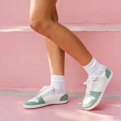 Ретро боси сникърси Shapen - Re:Wind в цвят Jade.