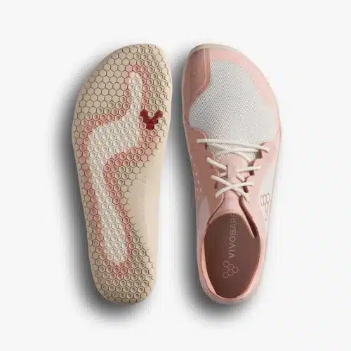 Боси обувки Vivobarefoot - Primus Lite IV в разцветка Dusty Rose.