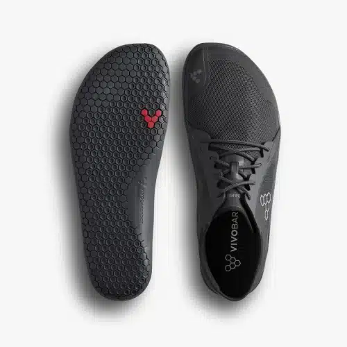 Боси обувки Vivobarefoot - Primus Lite IV в черно, разцветка Obsidian.