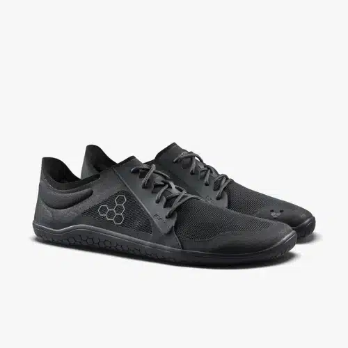 Боси обувки Vivobarefoot - Primus Lite IV в черно, разцветка Obsidian.
